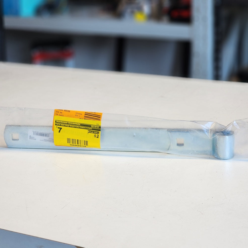 14 in. Gate Hinge Strap in Zinc-Plated (1-Pack) (851919) 14 in. Gate Hinge Strap in Zinc-Plated (1-Pack) (851919)